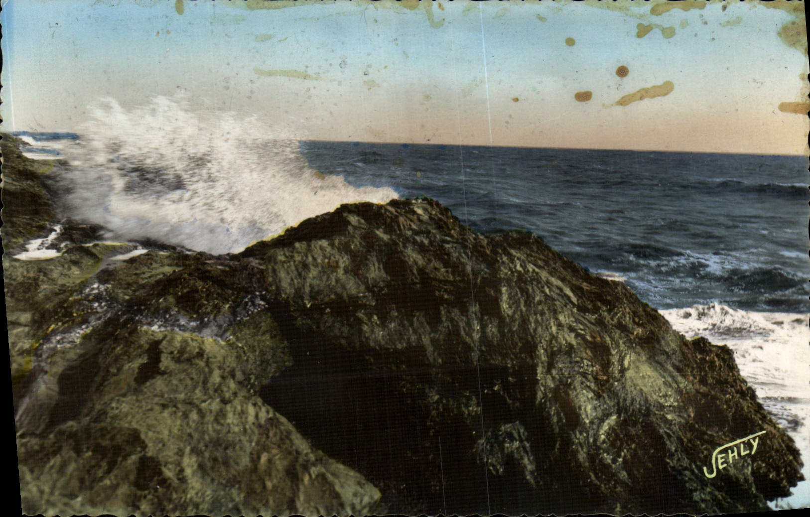 MODERN CARD Vendean Cornice the hole of the devil one day of storm