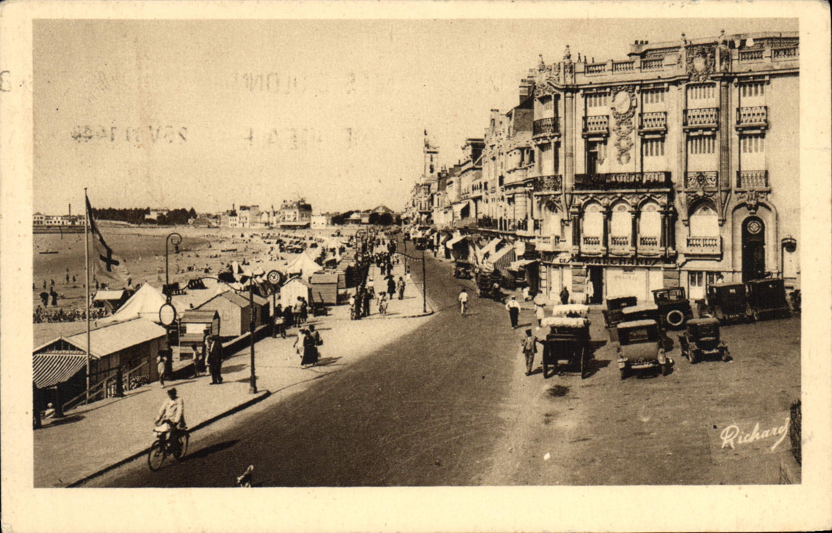 POSTAL Sables d'Olonne Wilson Quay de la VENDIMIA