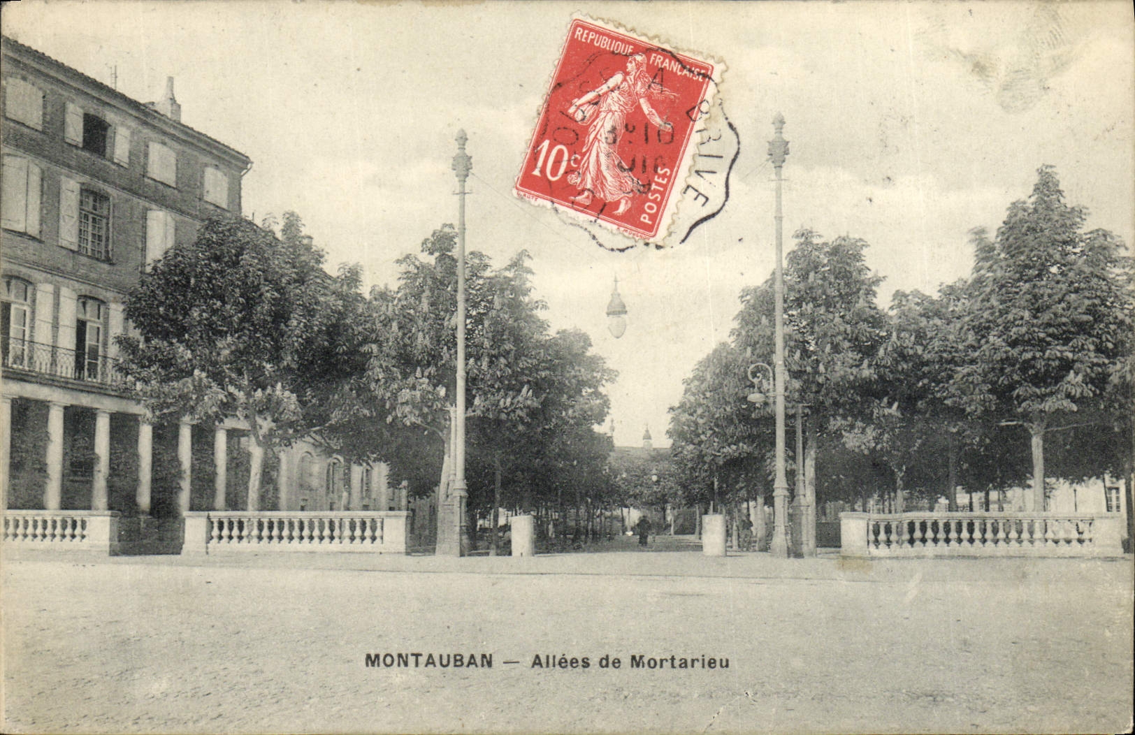 CPA Montauban Allees de Mortarieu