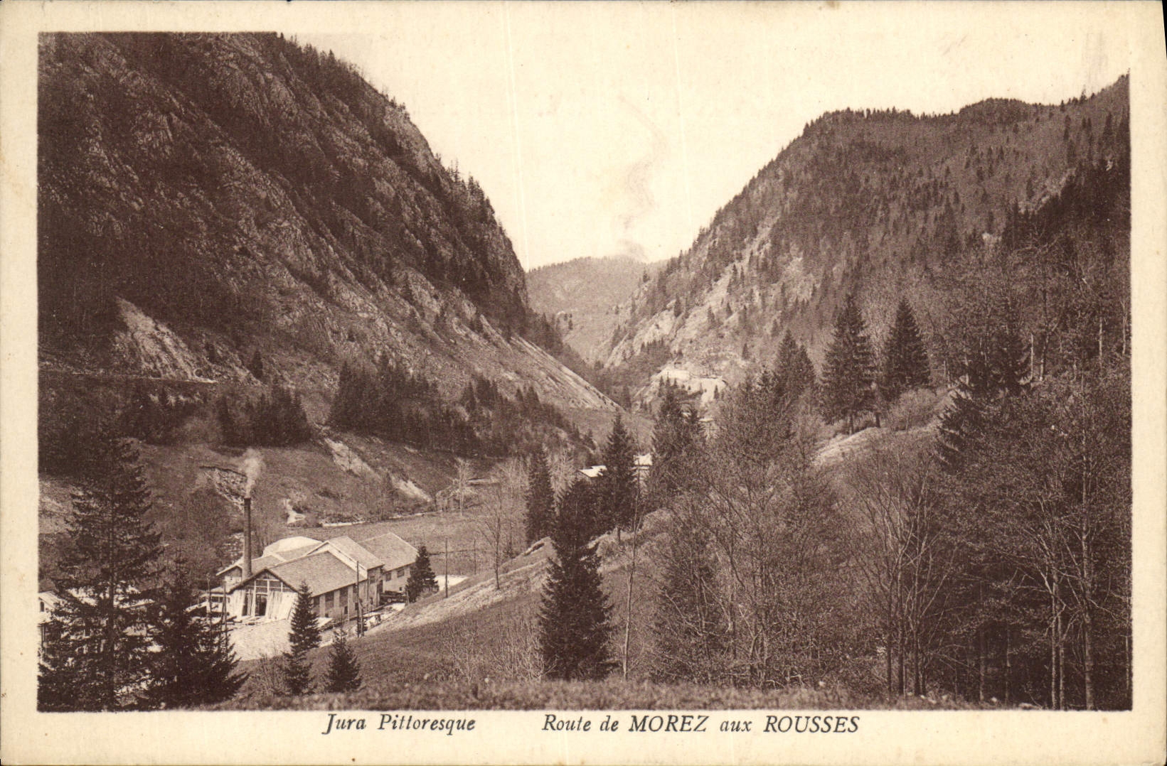 Camino de Morez de la POSTAL de la VENDIMIA de Morez los Russet-red