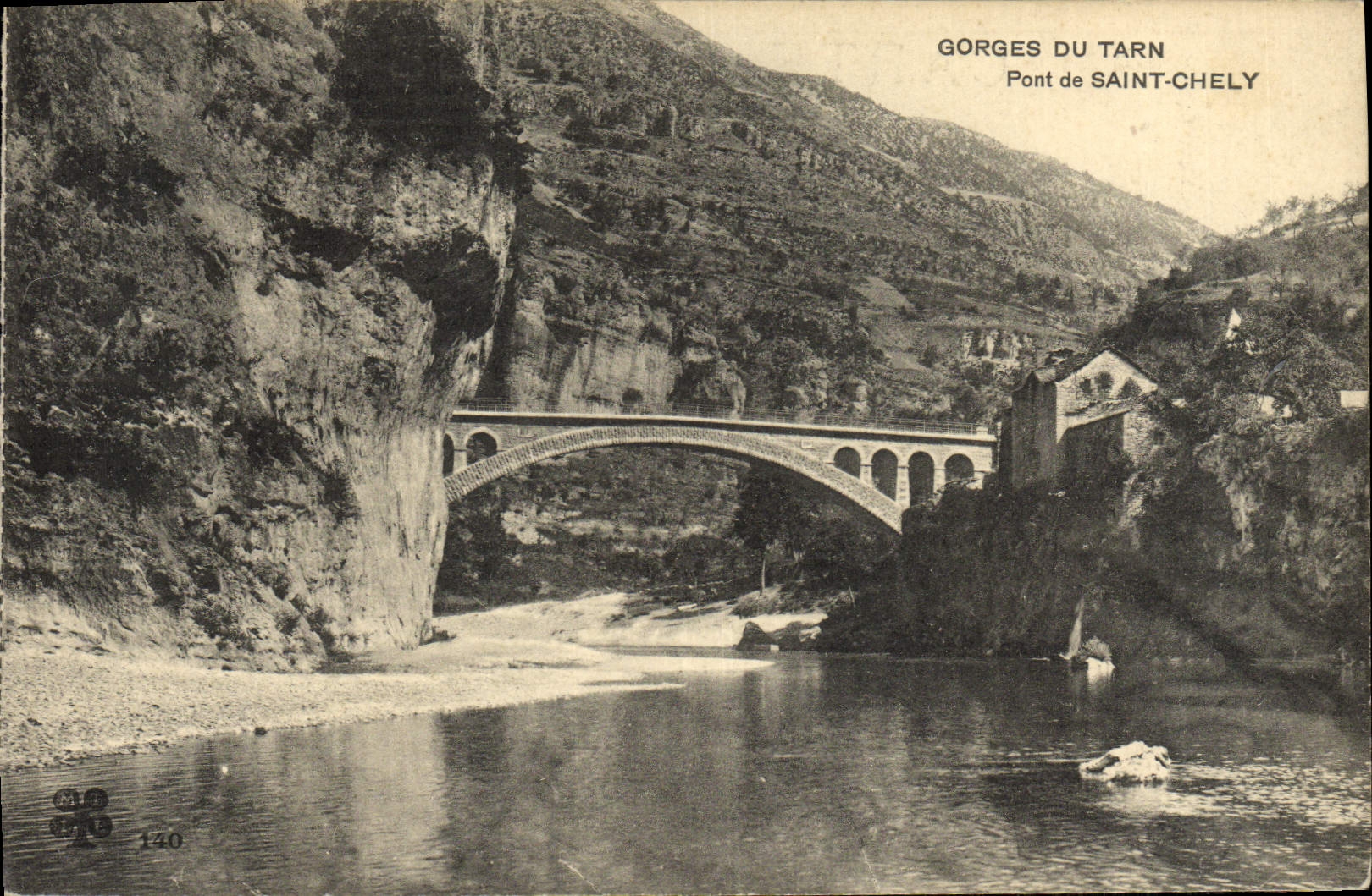 CPA Gorges Du Tarn Pont de Saint Chely