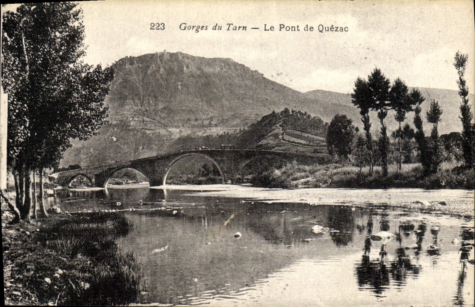 CPA Gorges Du Tarn Le Pont de Quezac