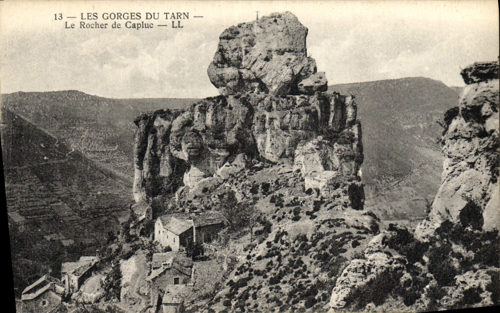 CPA Gorges Du Tarn Le rocher de Capluc
