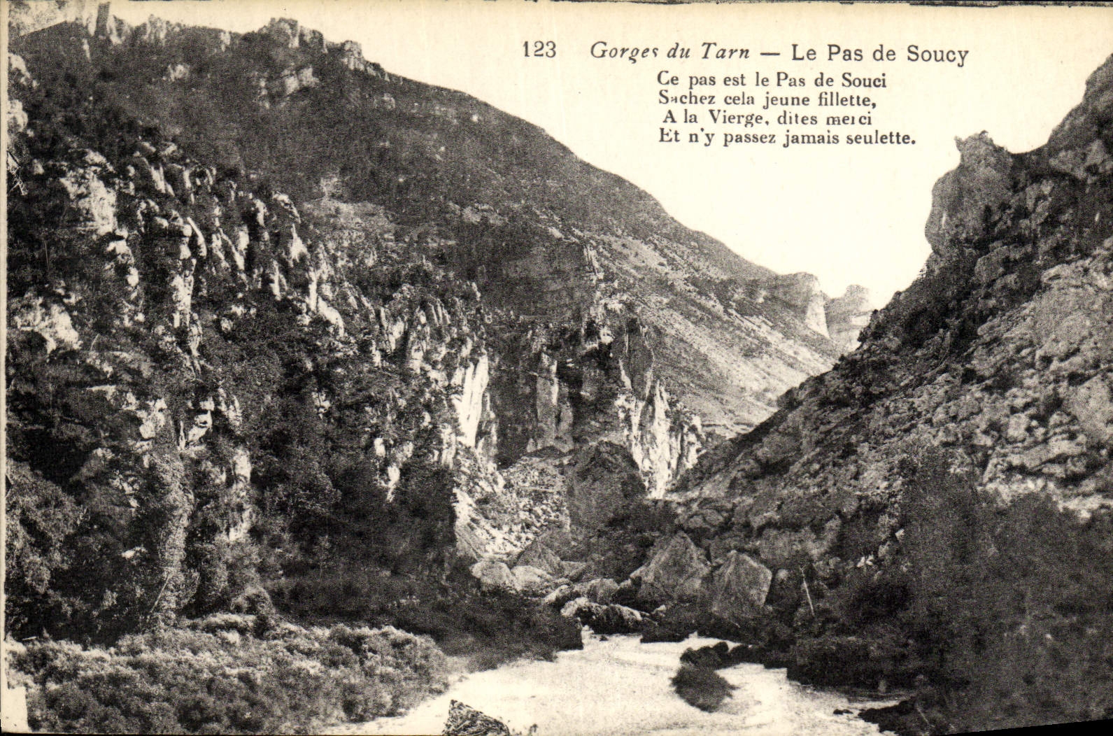CPA Gorges Du Tarn Le Pas de Soucy