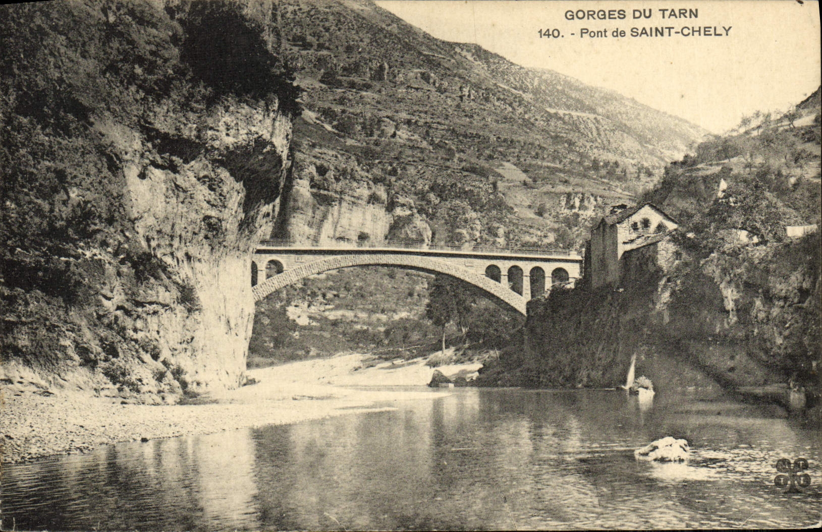 CPA Gorges Du Tarn Pont de Saint Chely