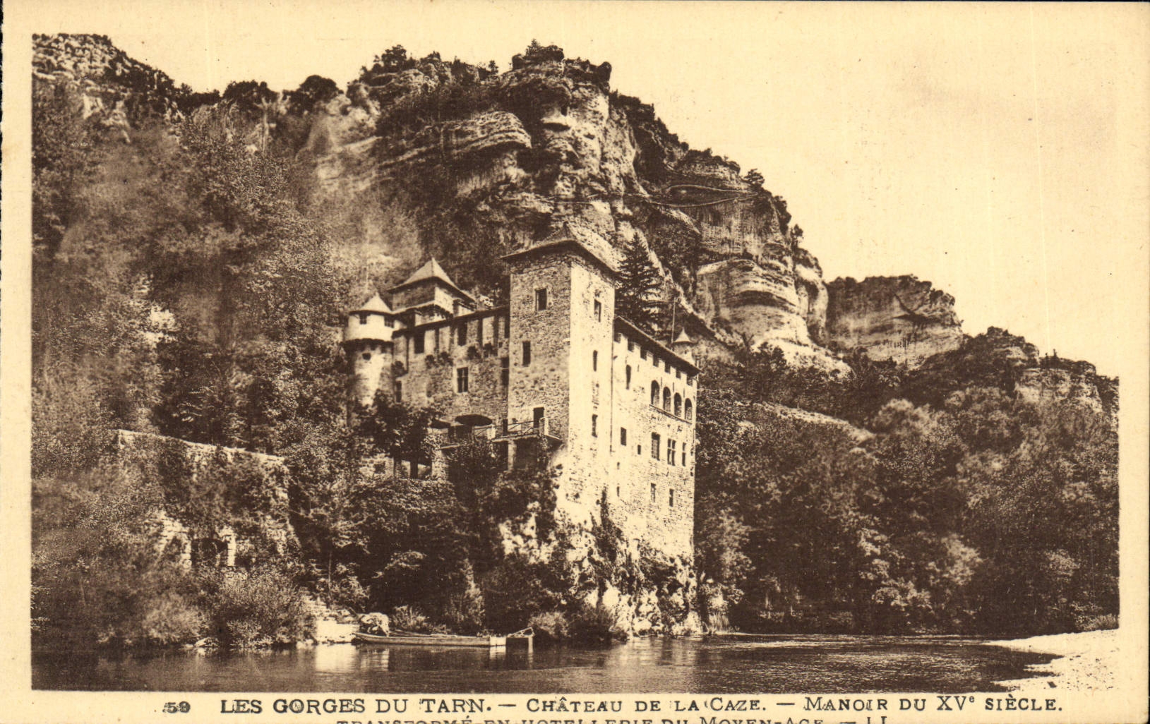 CPA Gorges Du Tarn Chateau De La Caze