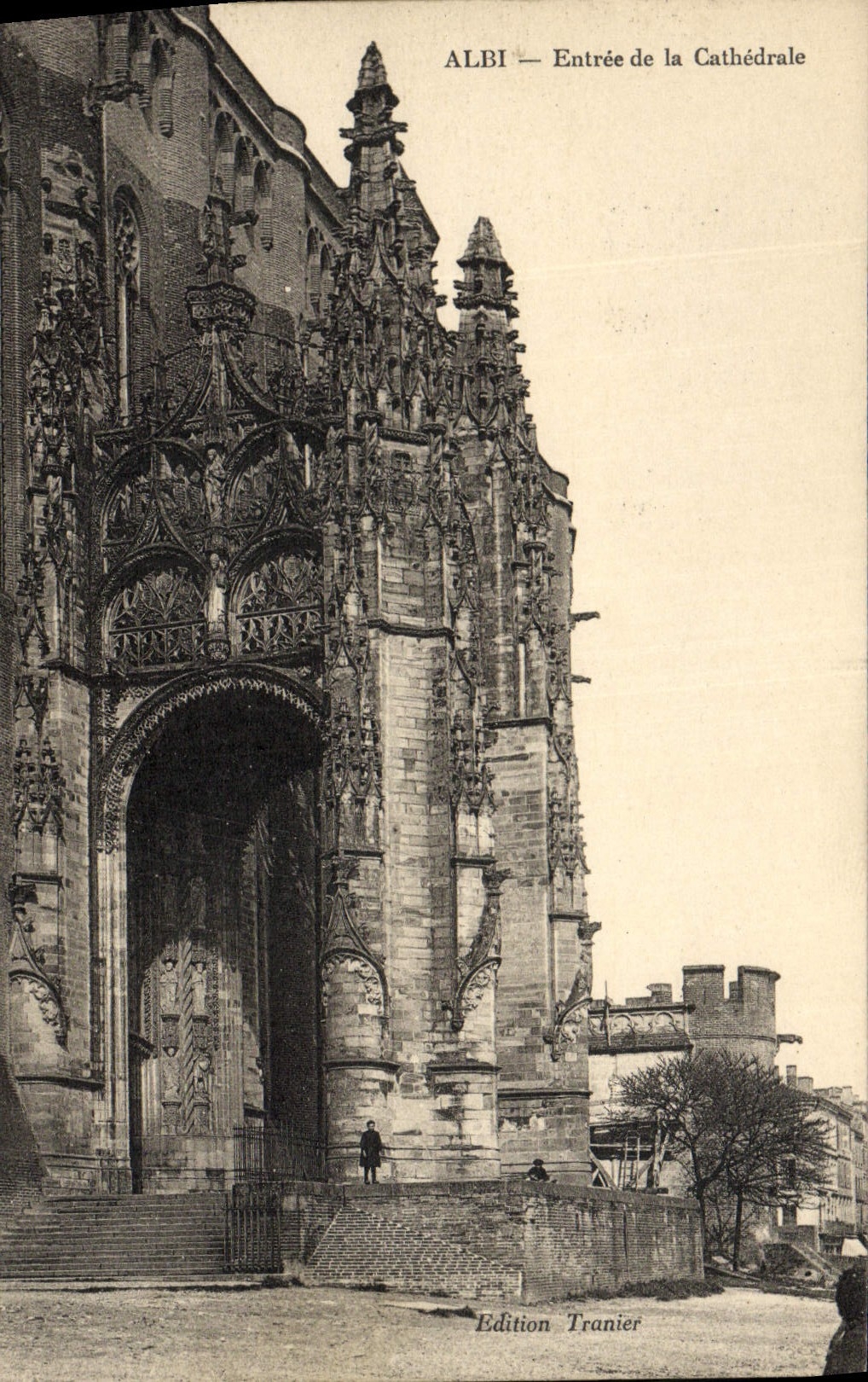 Catedral entrada Albi de la POSTAL de la VENDIMIA