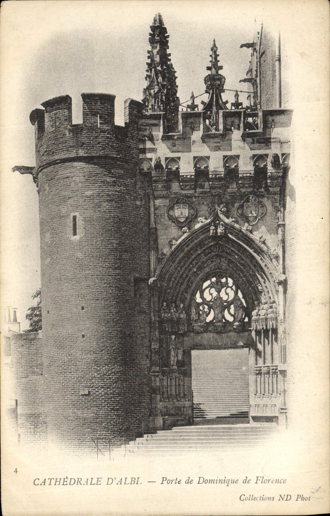 POSTAL Albi de la VENDIMIA que la catedral lleva de Domimique de Florencia
