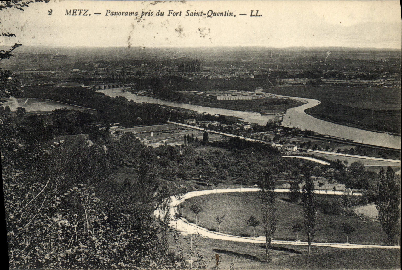 CPA Metz Panorama Pris Du Fort Saint Quentin