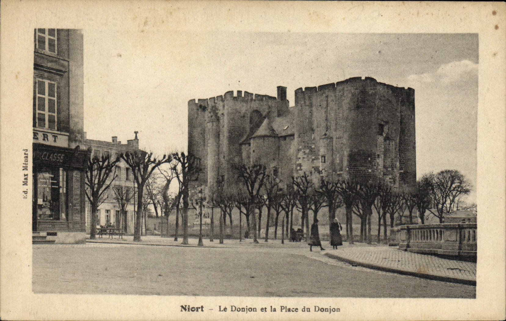 POSTAL Niort de la VENDIMIA la subsistencia y el lugar de la subsistencia