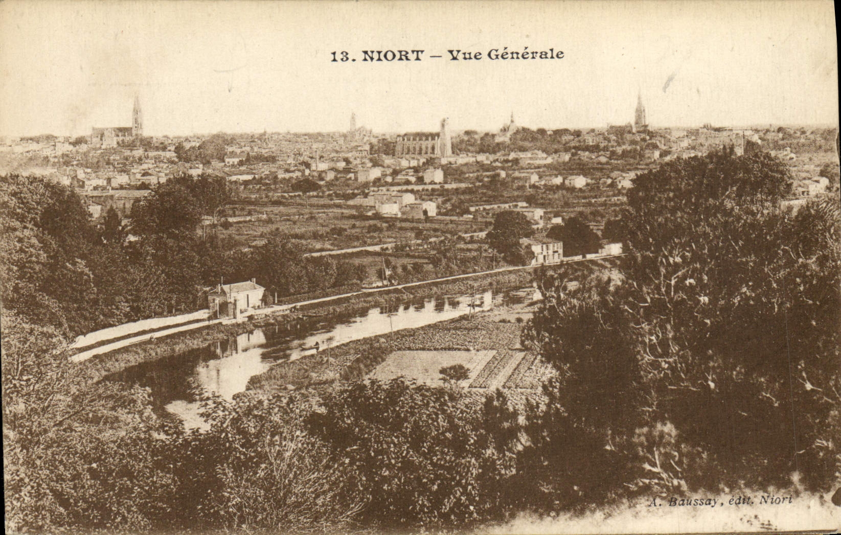 Opinión de Niort de la POSTAL de la VENDIMIA