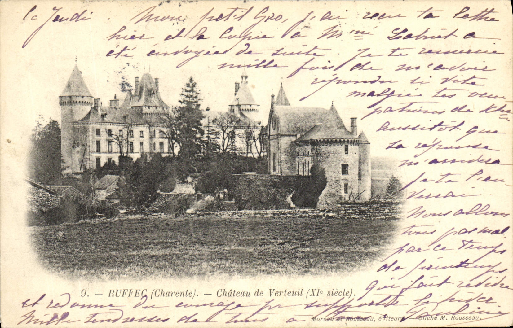 CPA Ruffec Chateau De Verteuil