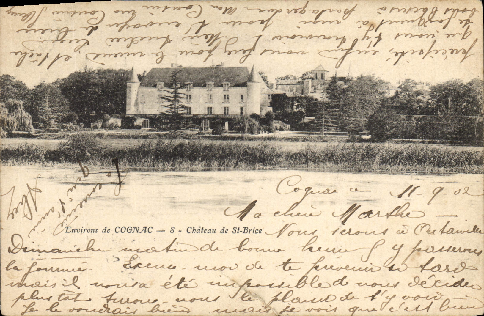 CPA Environs De Cognac Chateau De St Brice