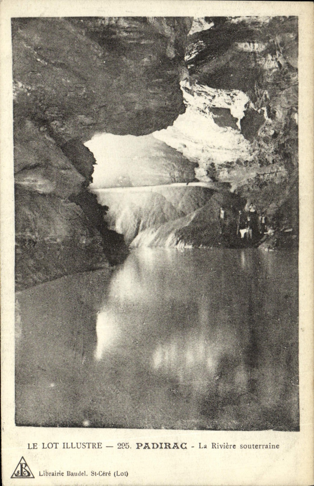 VINTAGE POSTCARD the Batch Illustere Padirac the Souterriane River