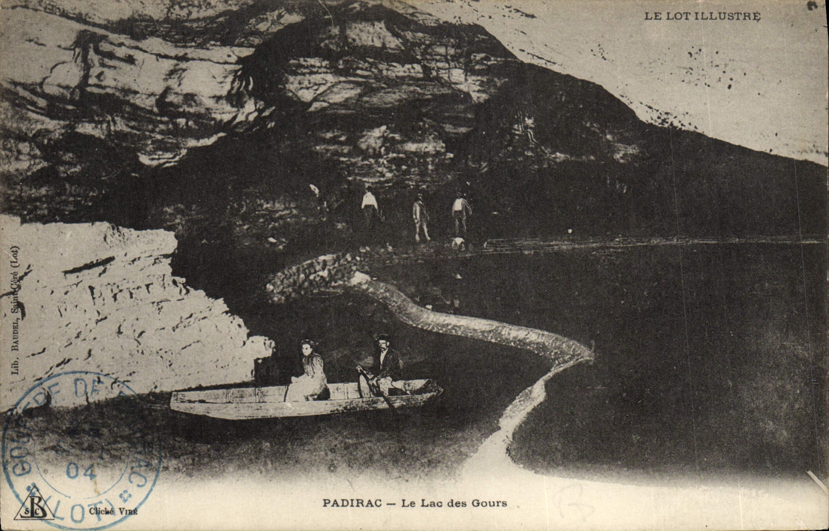 CPA Padirac Le Lac Des Gours