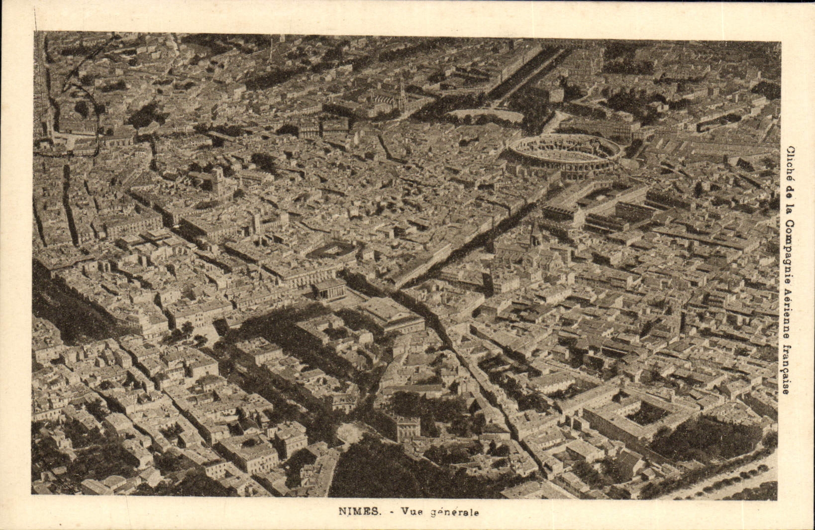 CPA Nimes Vue Generale