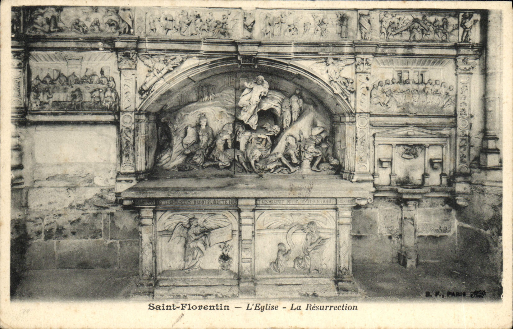 CPA Saint Florentin L'Eglise La Resurrection