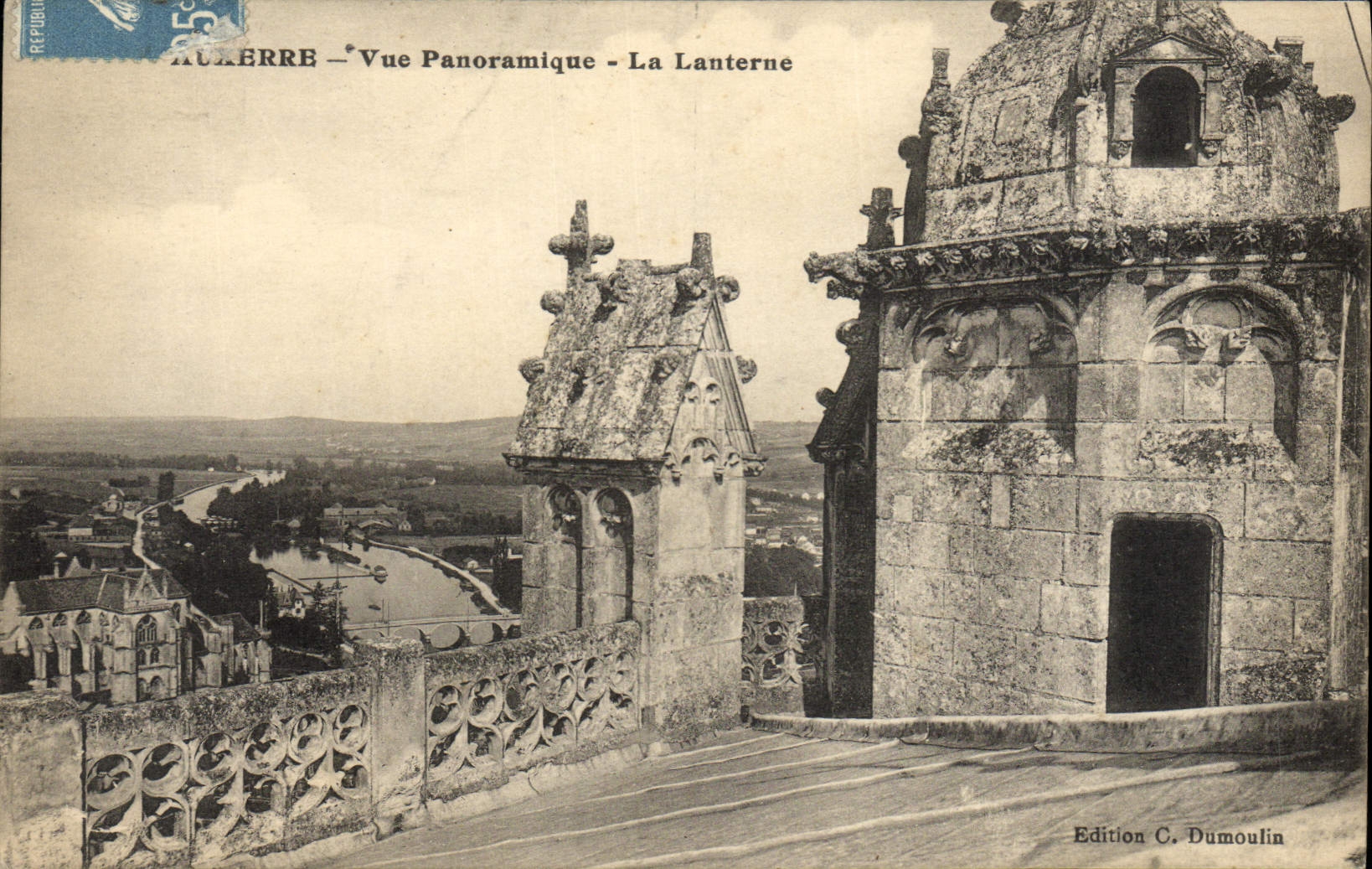 CPA Auxerre Vue Panoramique La Lanterne