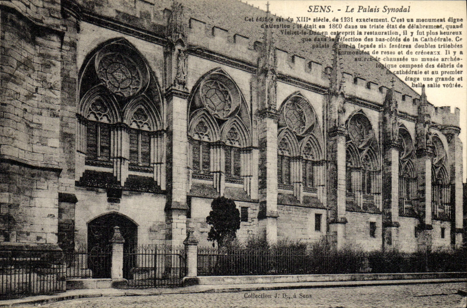 CPA Sens Le Palais Synodal