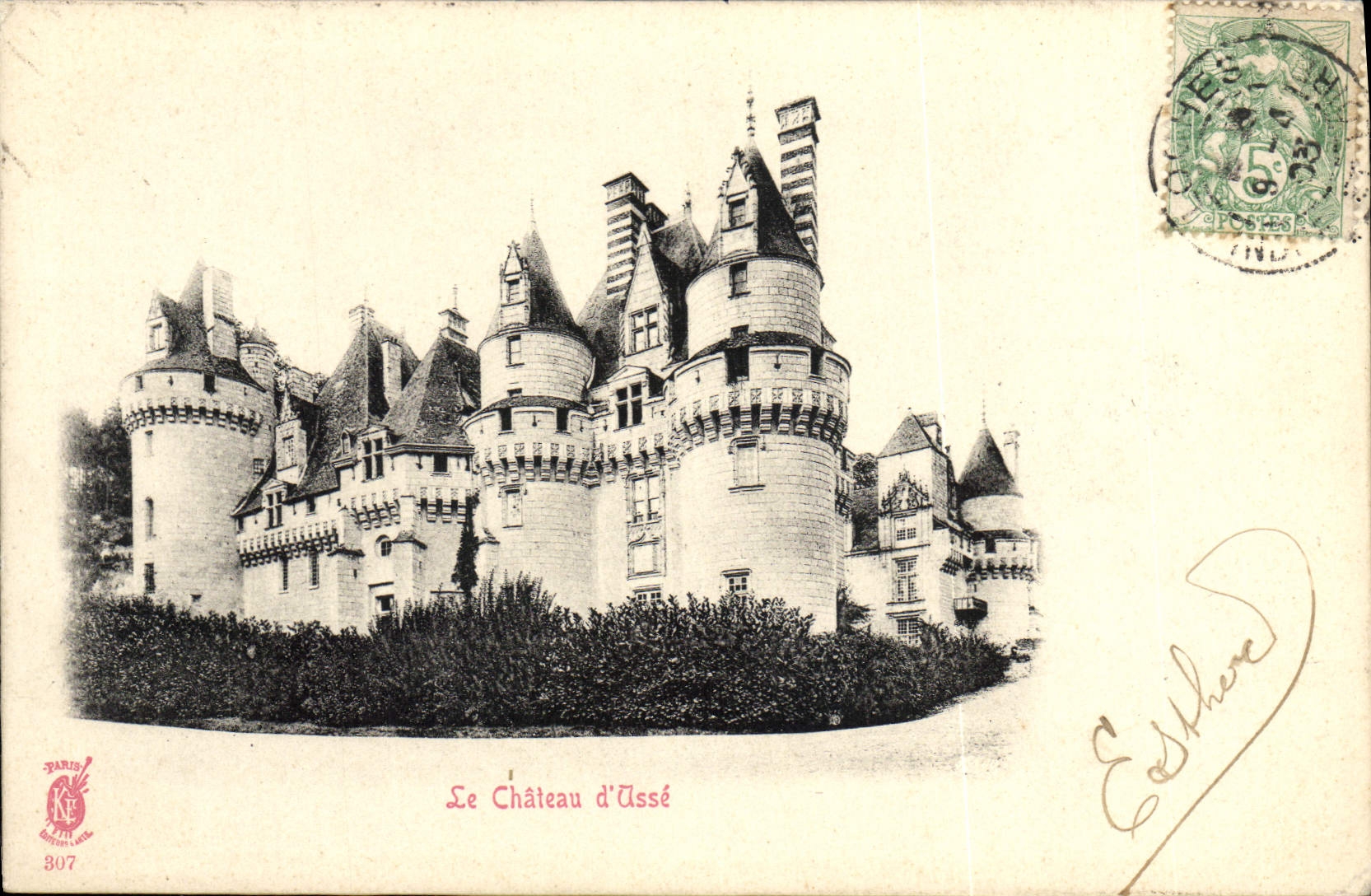 VINTAGE POSTCARD the Castle of Custom