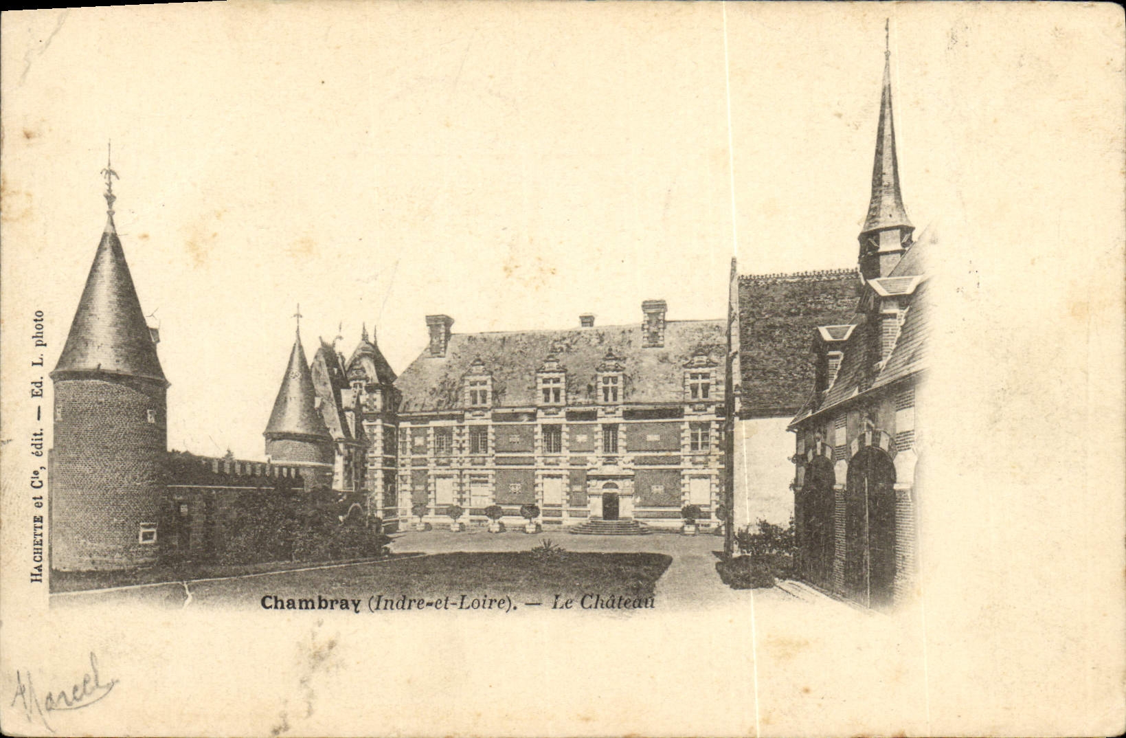 VINTAGE POSTCARD Chambray the Castle