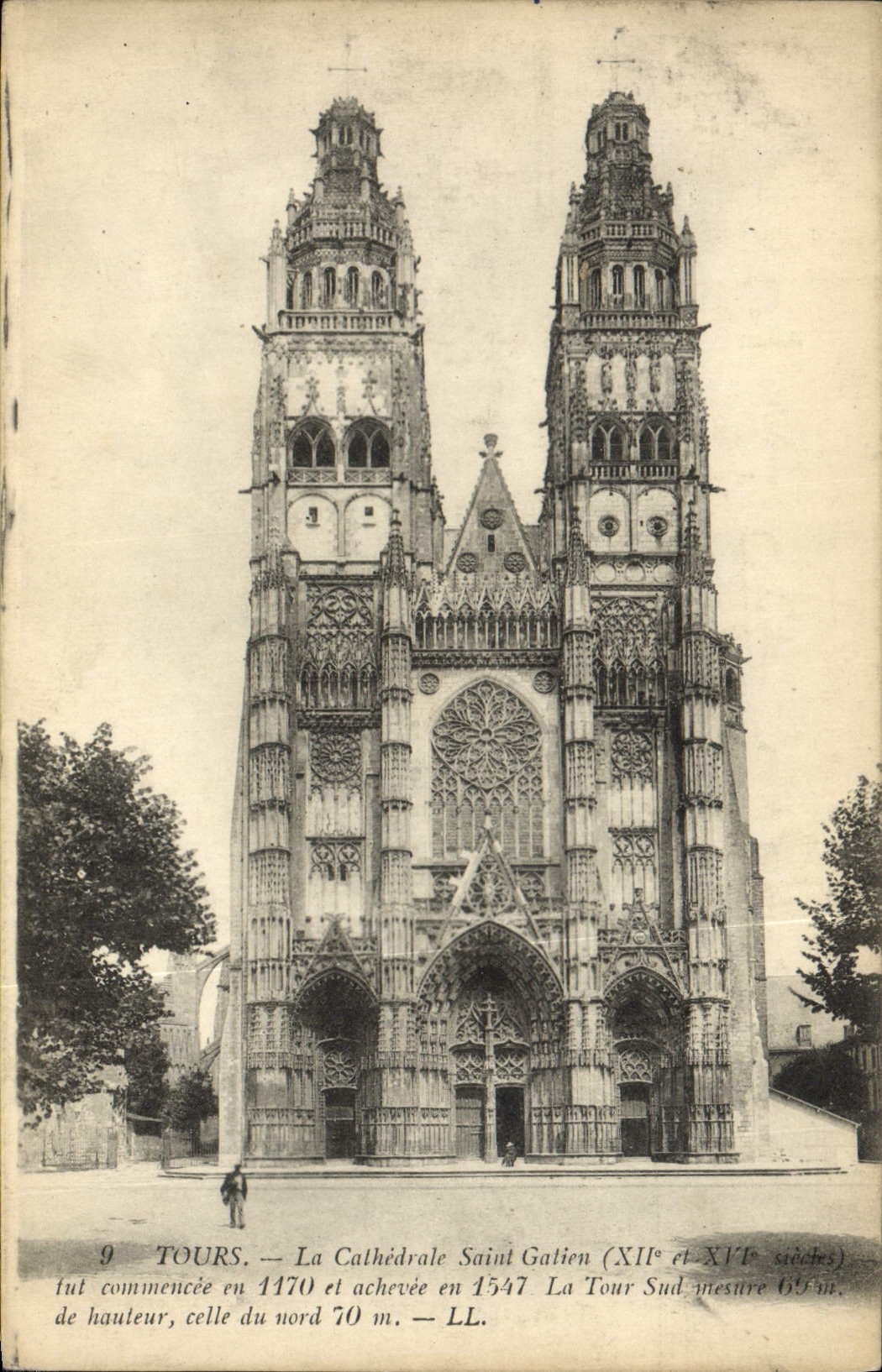 CPA Tours La Cathedrale Saint Gatien