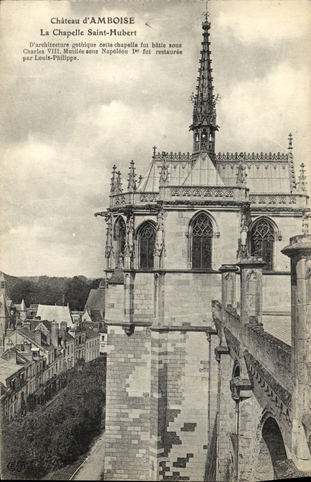 CPA Chateau d'Amboise La Chapelle Saint Hubert