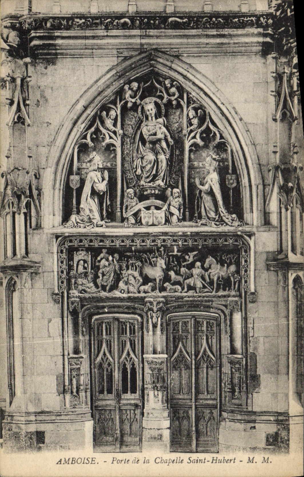 CPA Amboise Porte De La Chapelle Saint Hubert
