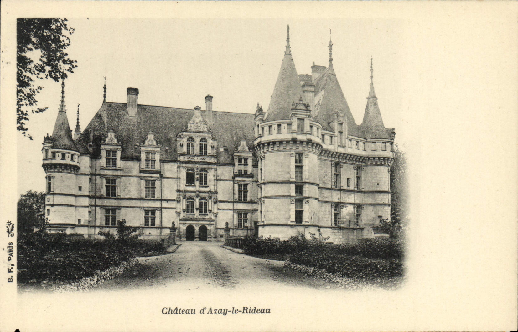 CPA Chateau d'Azay Le Rideau