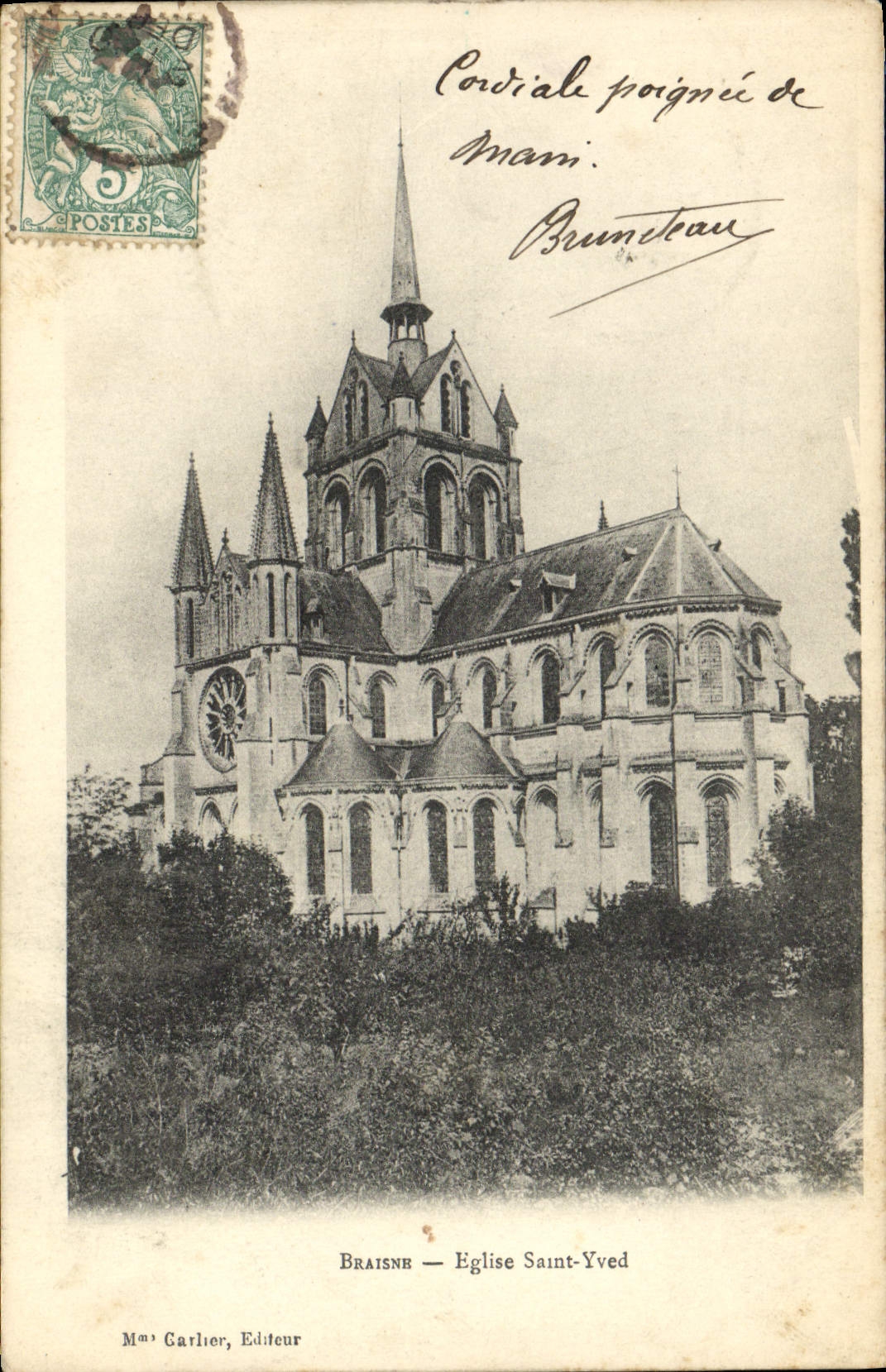 CPA Braisne Eglise Saint Yved