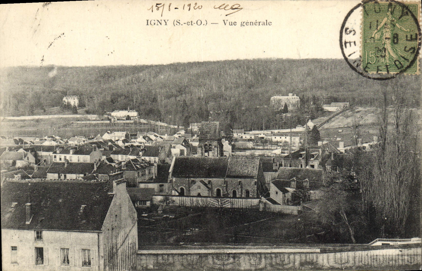 VINTAGE POSTCARD Igny View