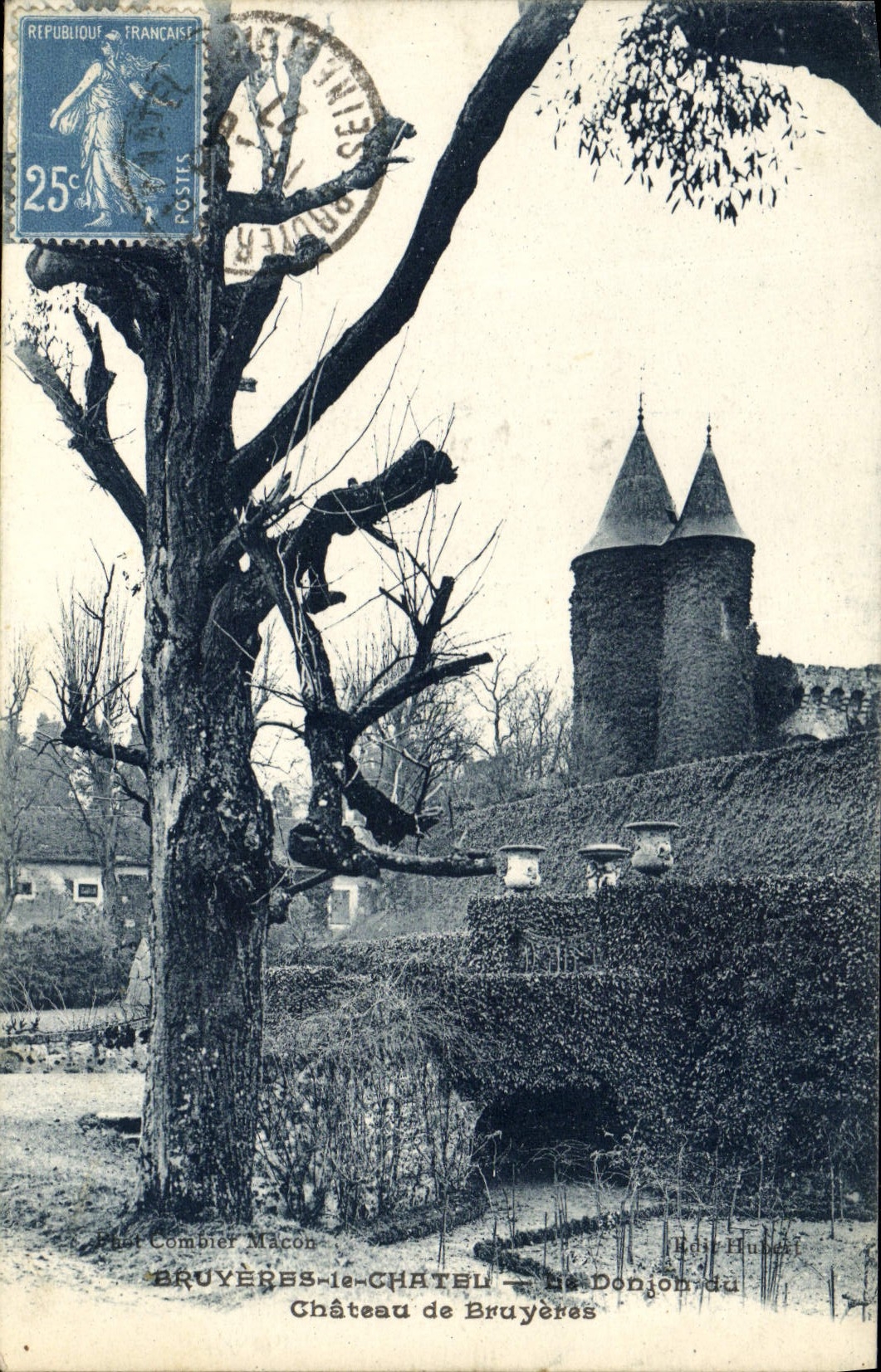 CPA Bruyeres Le Chateau Chateau De Bruyeres