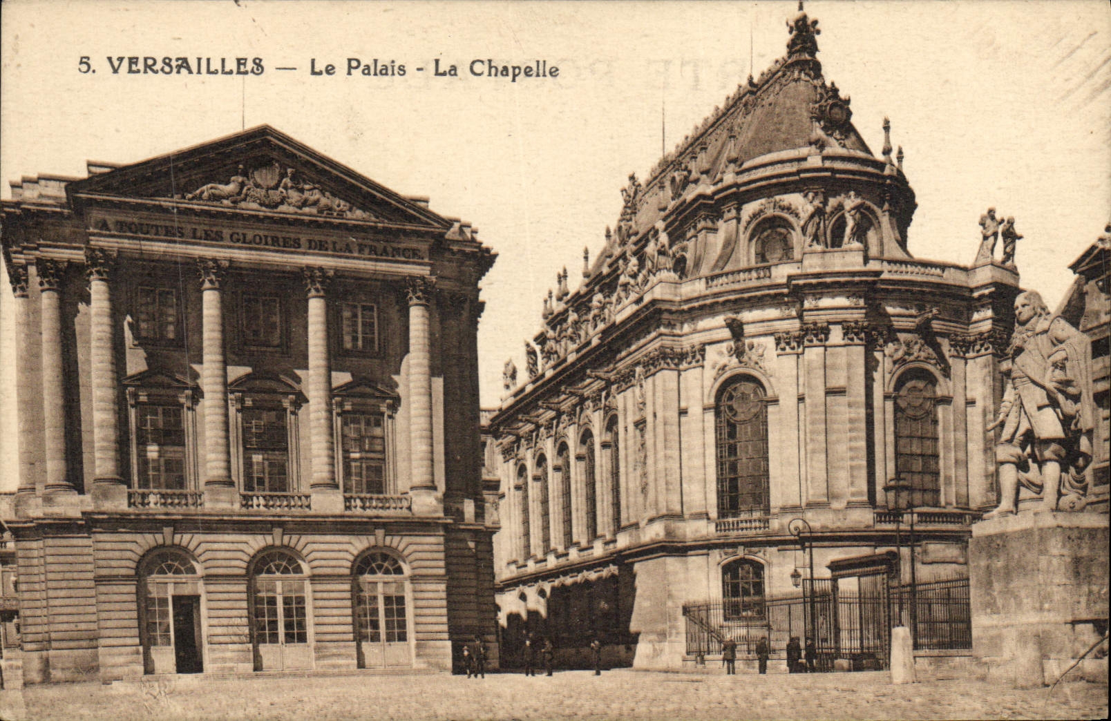 POSTAL Versalles de la VENDIMIA el paladar La Chapelle