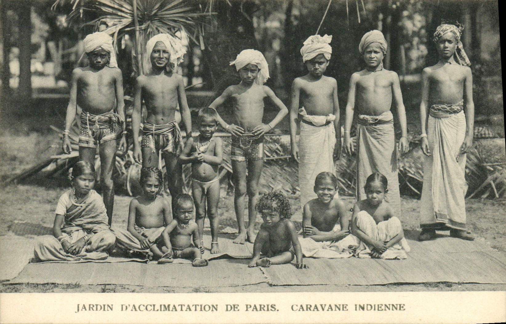 CPA Jardin D'Acclimatation De Paris Caravane Indienne Inde