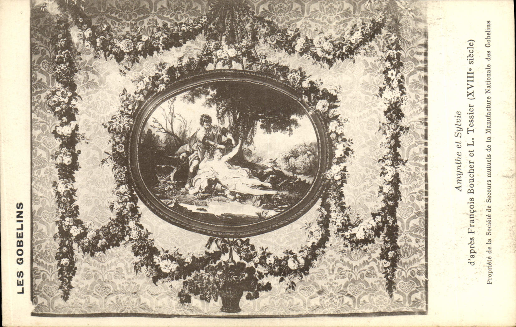 CPA Les Gobelins Amynthe Et Sylvie D'Apres Francois Boucher Et L Tessier Musee Paris 