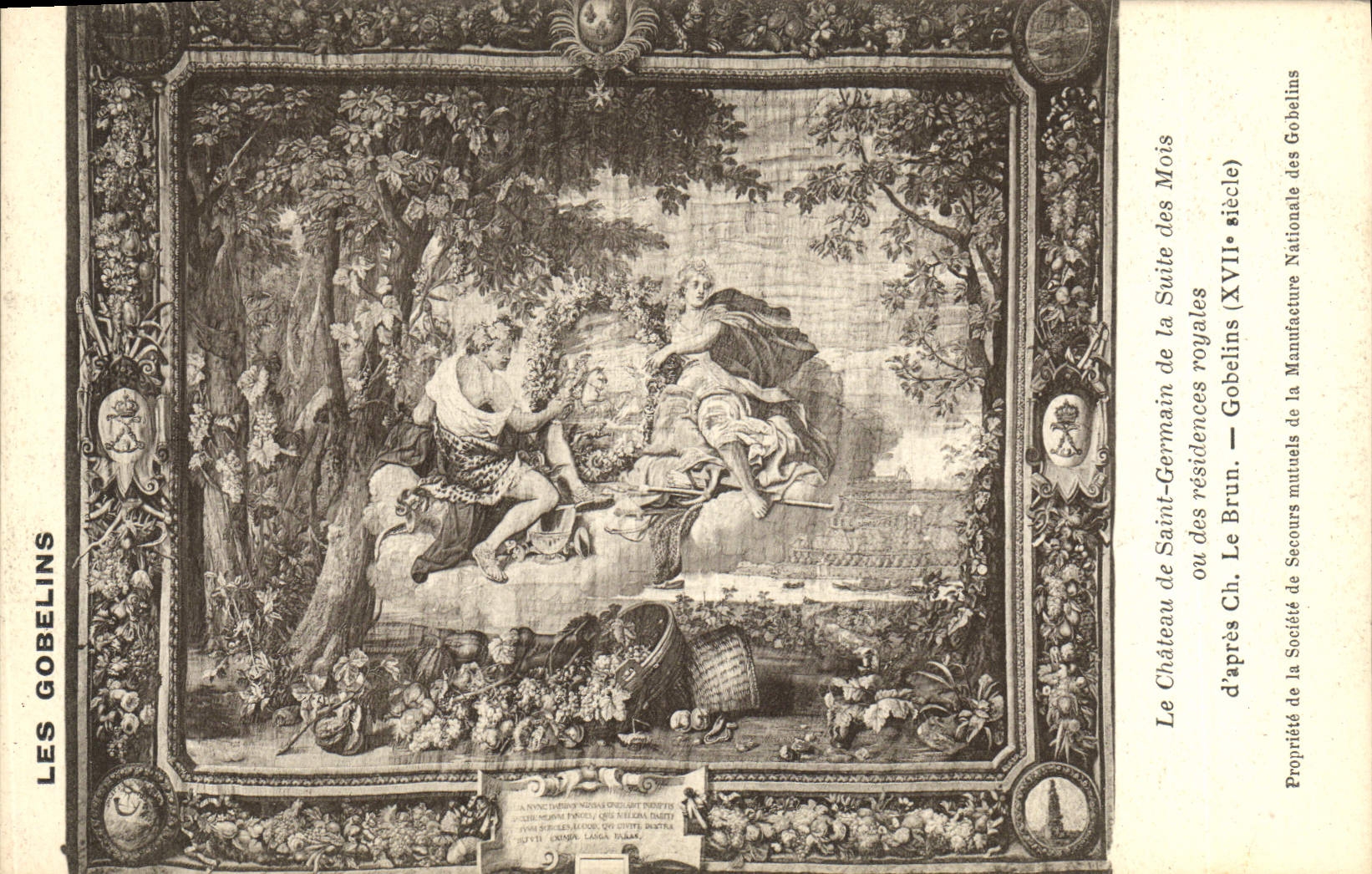 CPA Les Gobelins Le Chateau De Saint Germain De La Suile Des Mois Ou Des Residences Royales Musee Paris