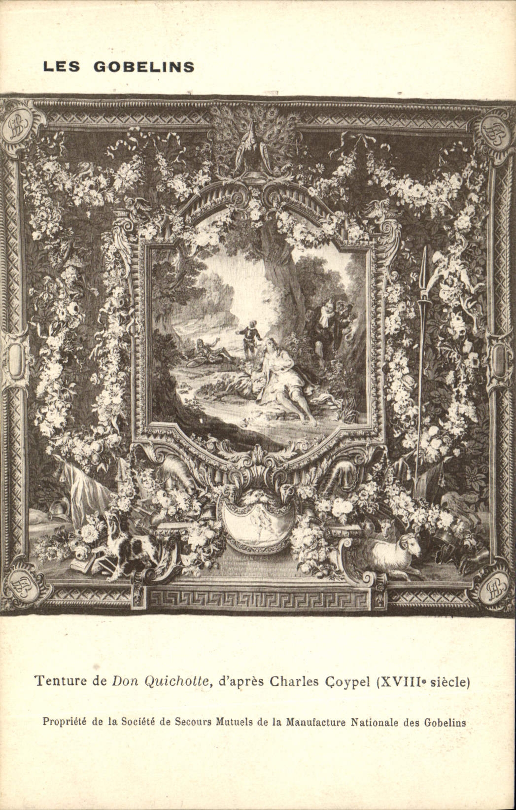 CPA Les Gobelins Tenture De Don Quichotte D'Apres Charles Coypel Musee Paris