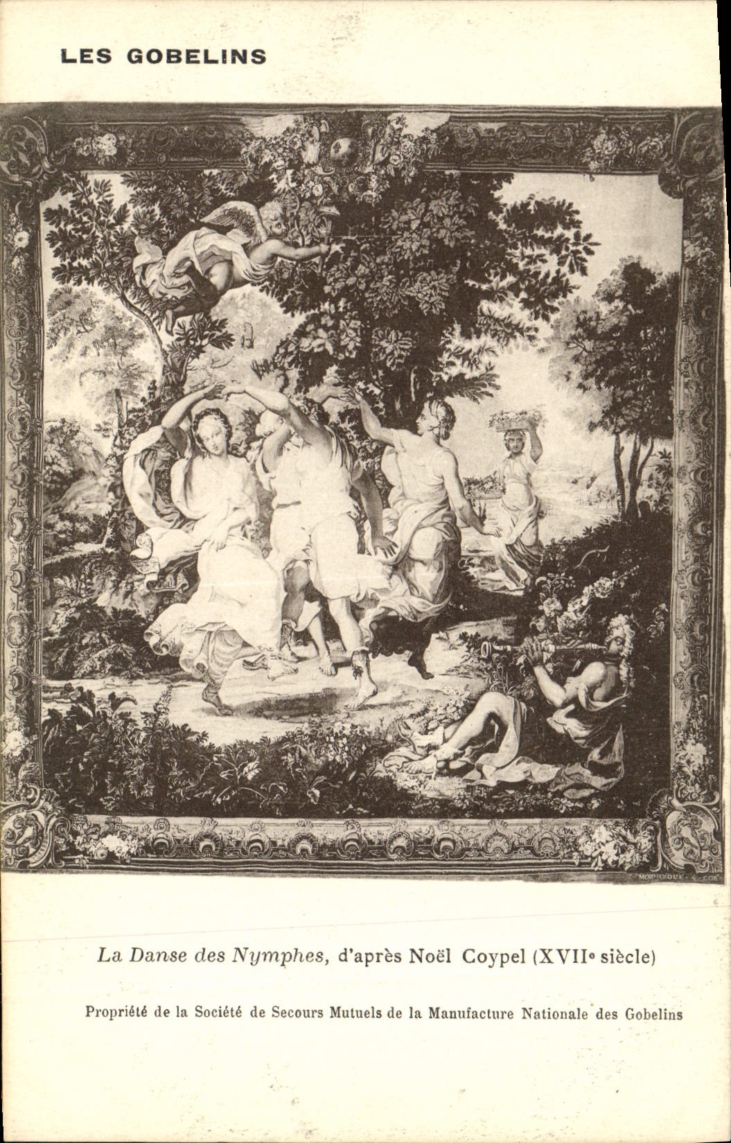 CPA Les Gobelins La Danse Des Nymphes d'Apres Noel Coypel Musee Paris