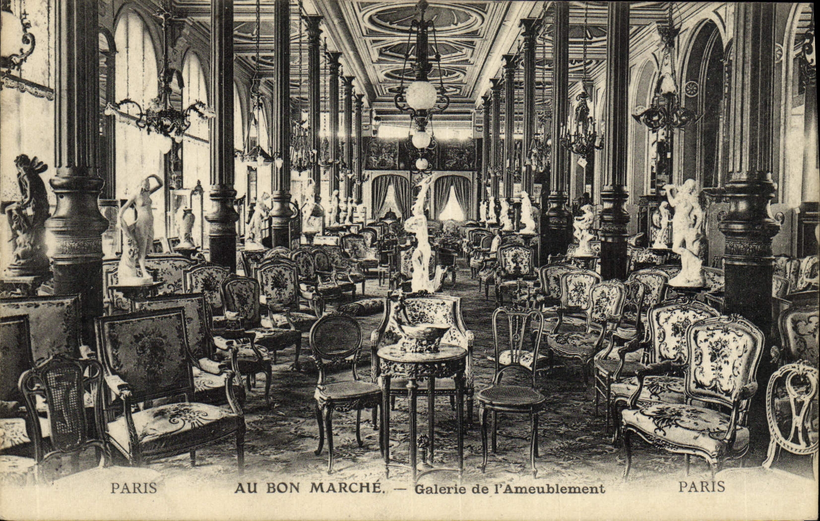 CPA Paris Au Bon Marche Galerie De l'Ameublement