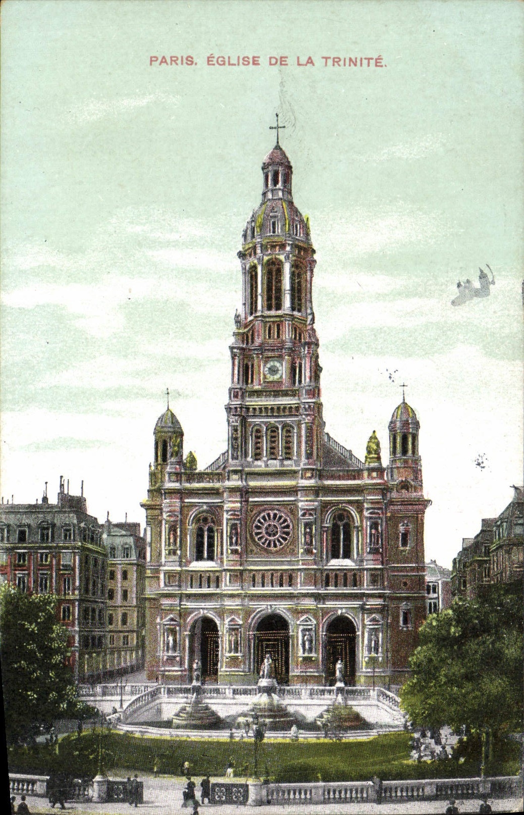 CPA Paris Eglise De La Trinite