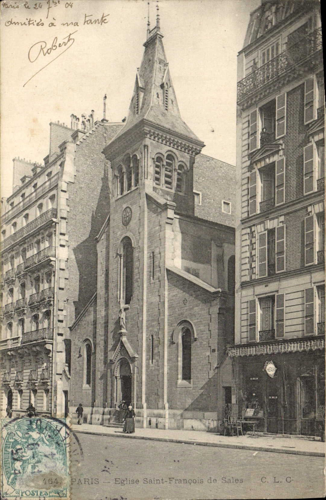 CPA Paris Eglise Saint Francois De Sales