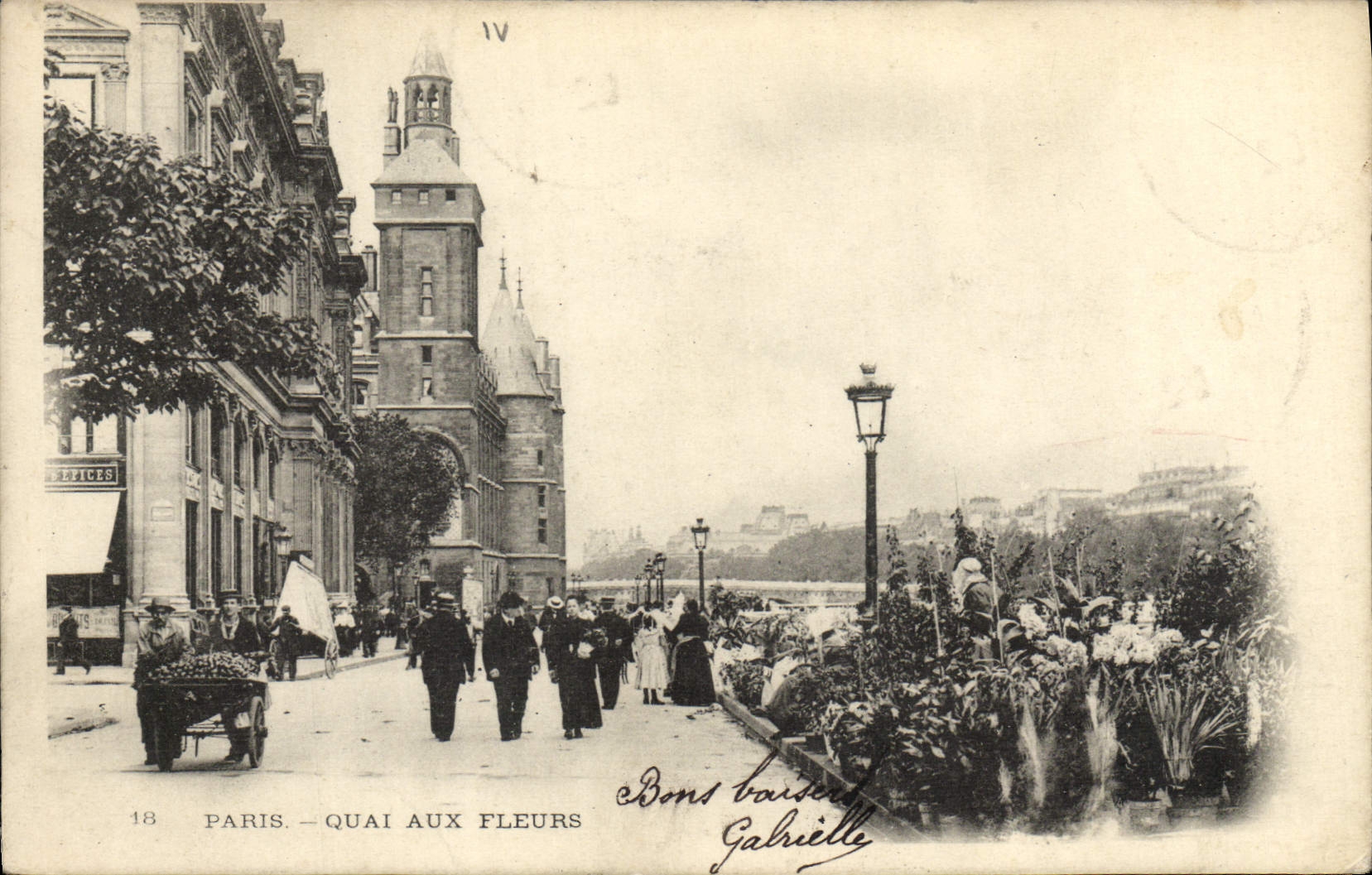 CPA Paris Quai Aux Fleurs
