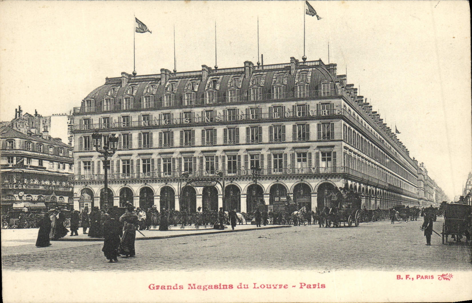 CPA Grands Magasins Du Louvre Paris