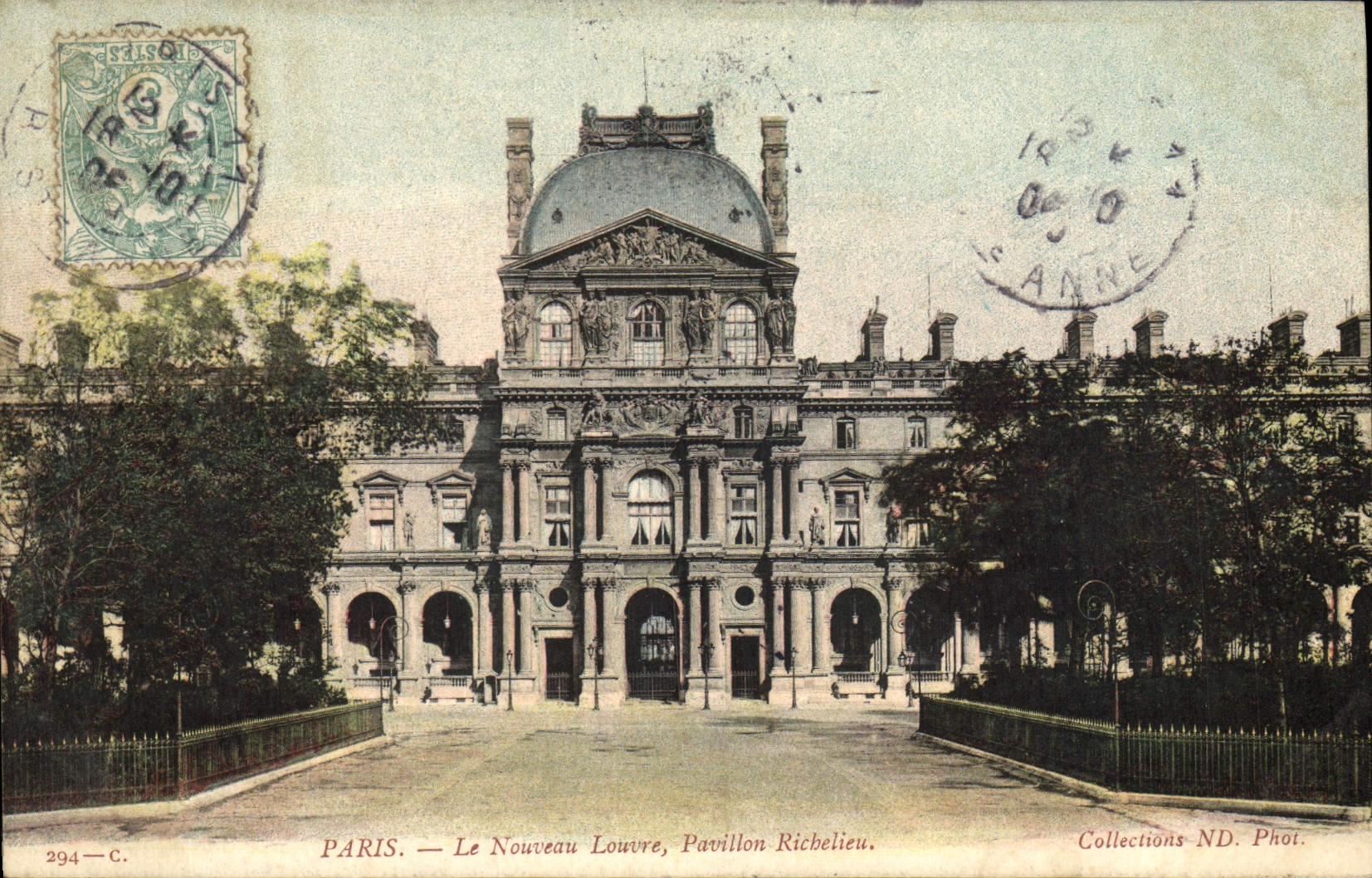 CPA Paris Le Nouveau Louvre Pavillon Richelieu