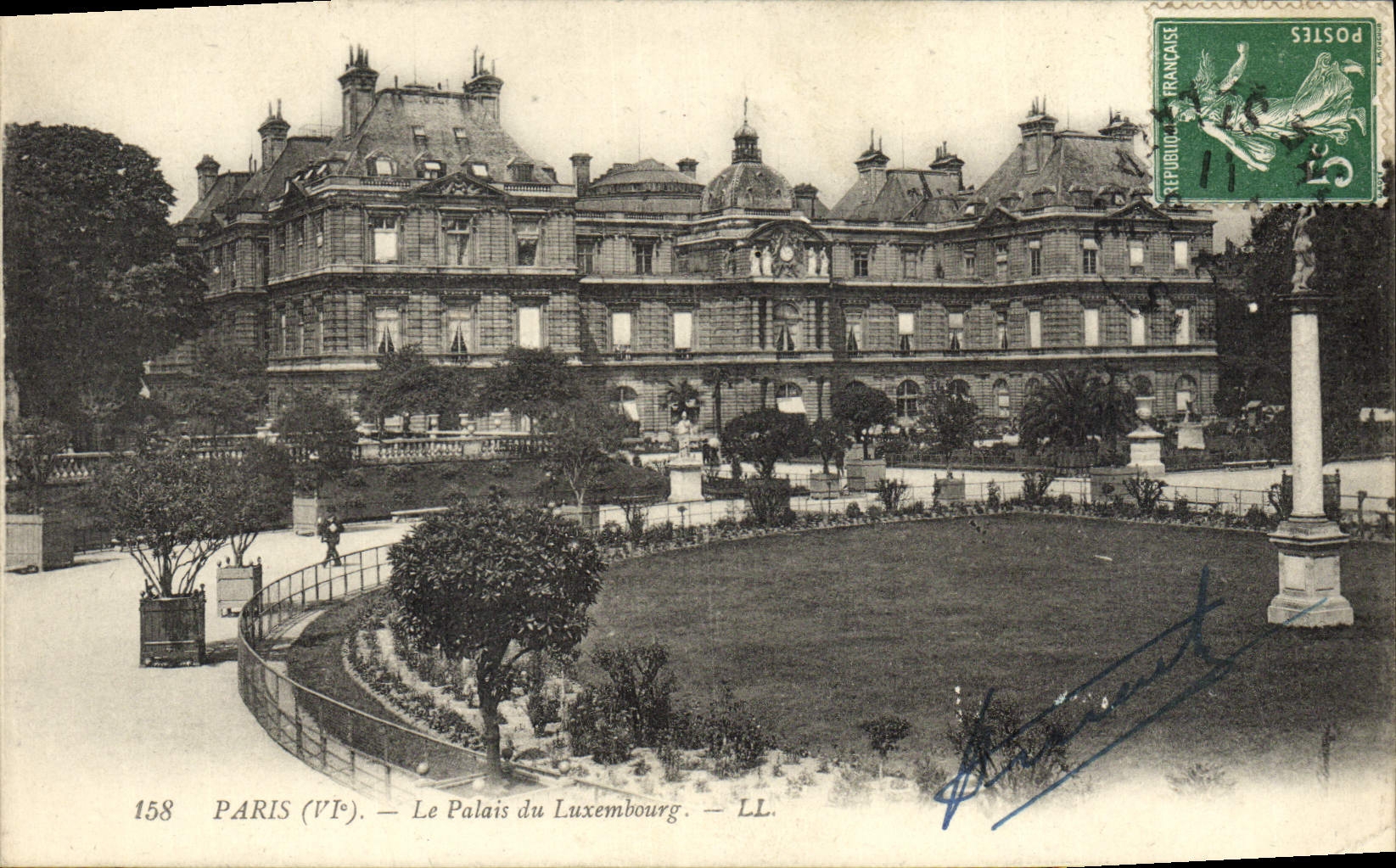 CPA Paris Le Palais Du Luxembourg