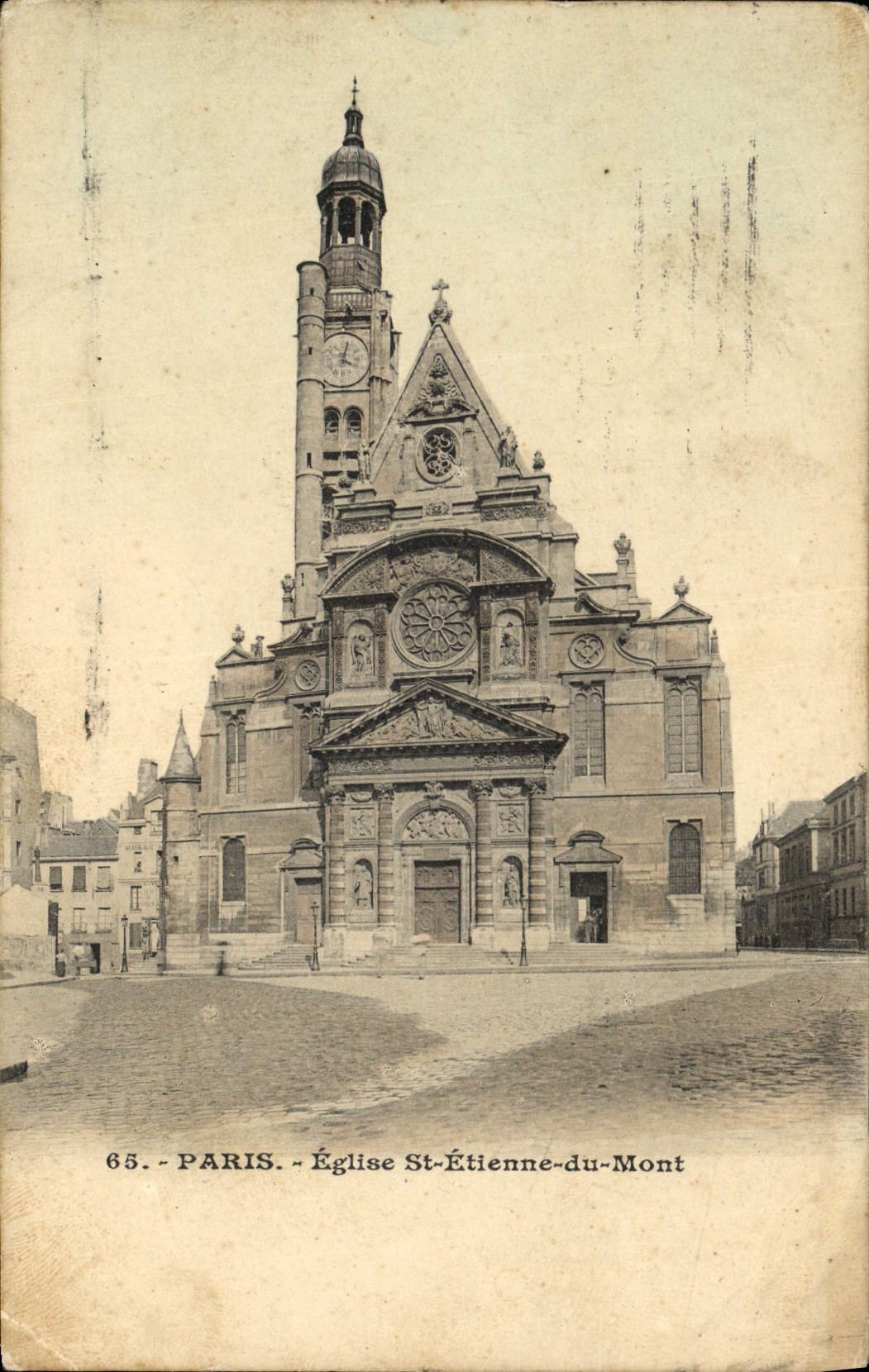 CPA Paris Eglise St Etienne Du Mont