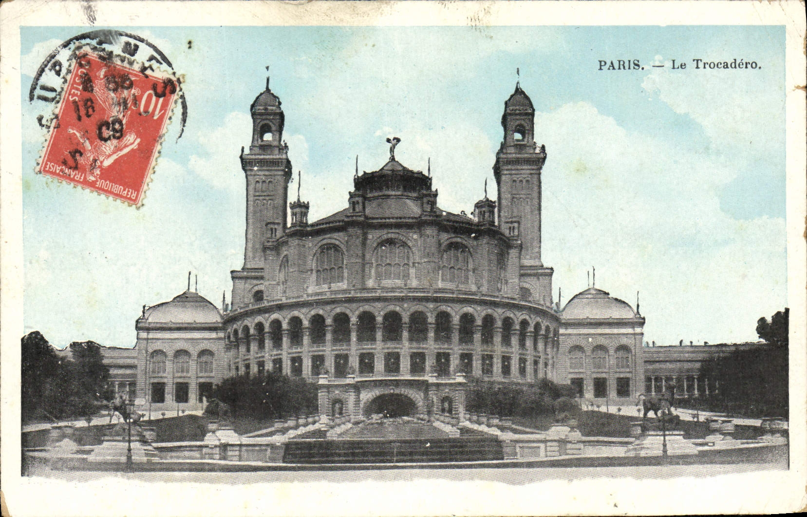 CPA Paris Le Trocadero