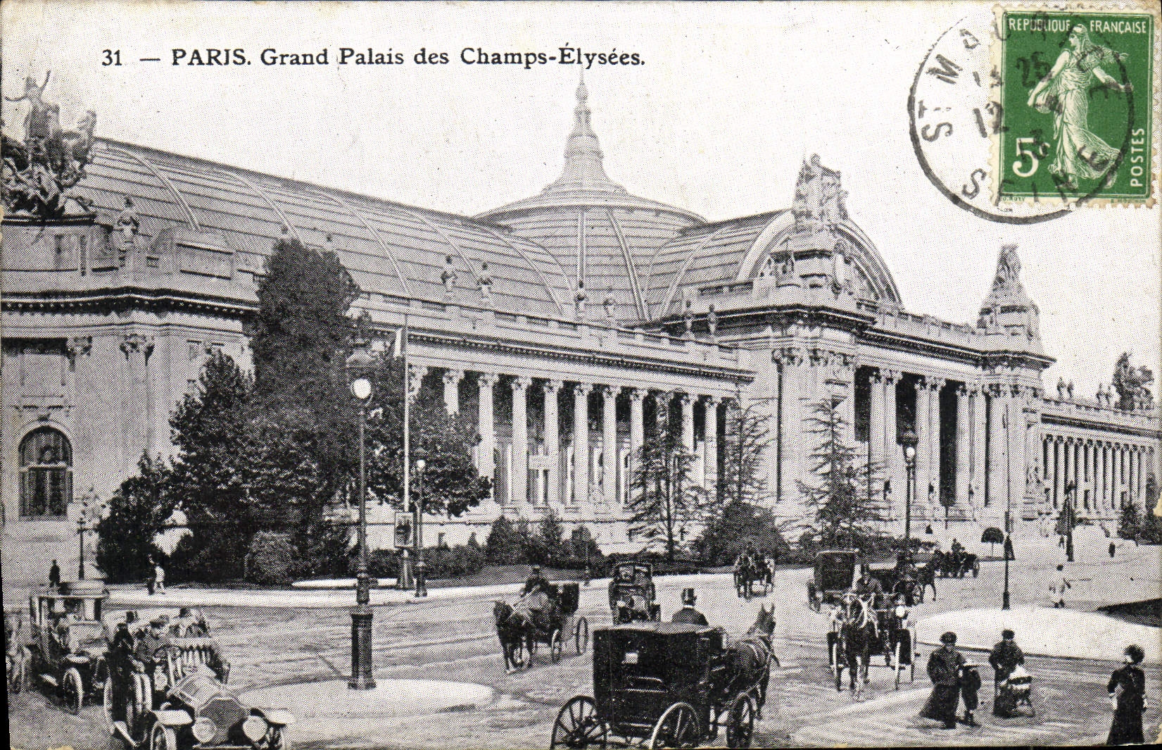 CPA Paris Grand Palais Des Champs Elysees