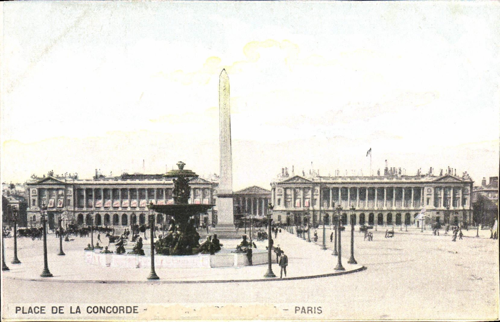 CPA Place De La Concorde Paris