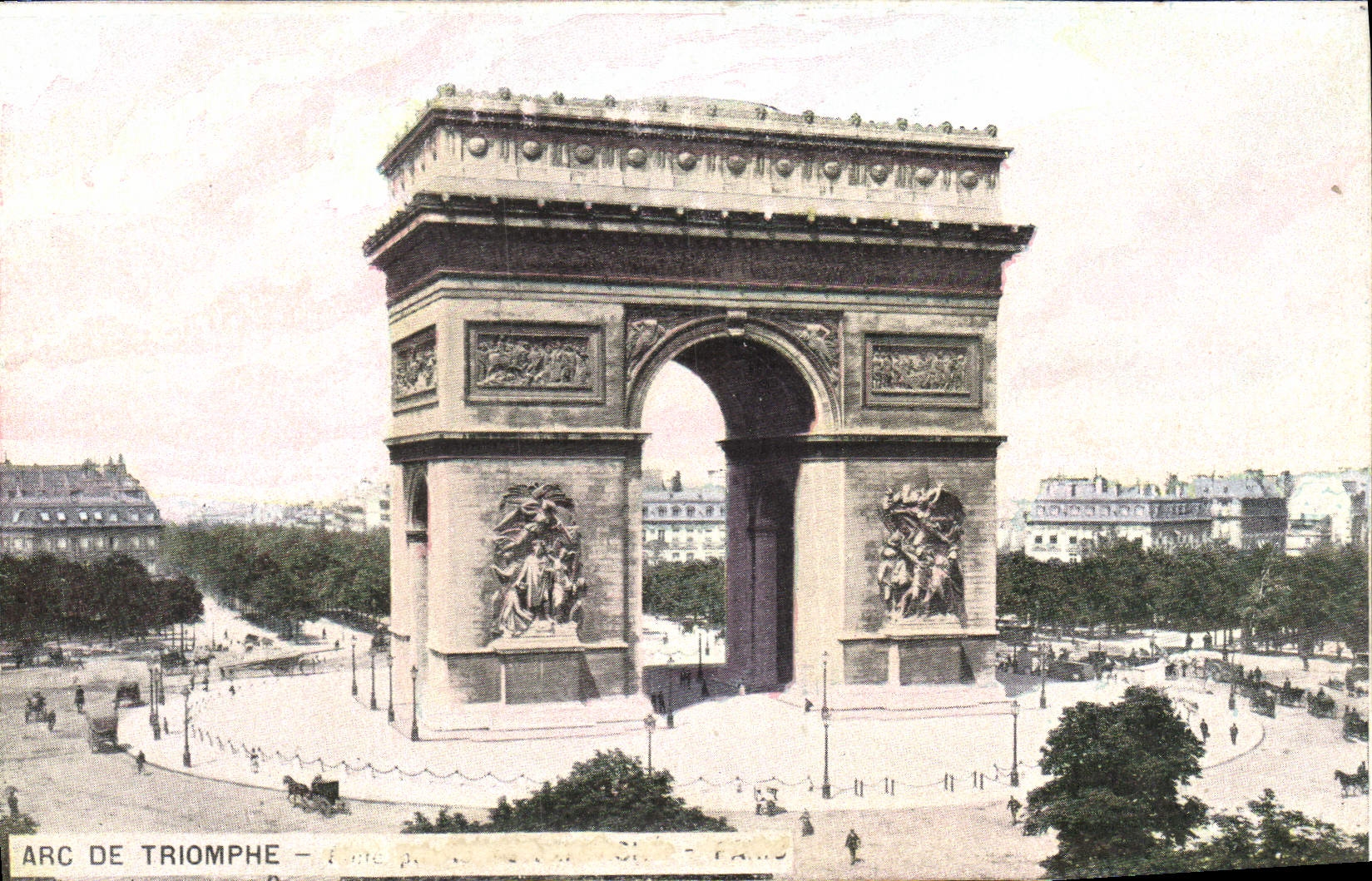 CPA Arc De Triomphe Paris